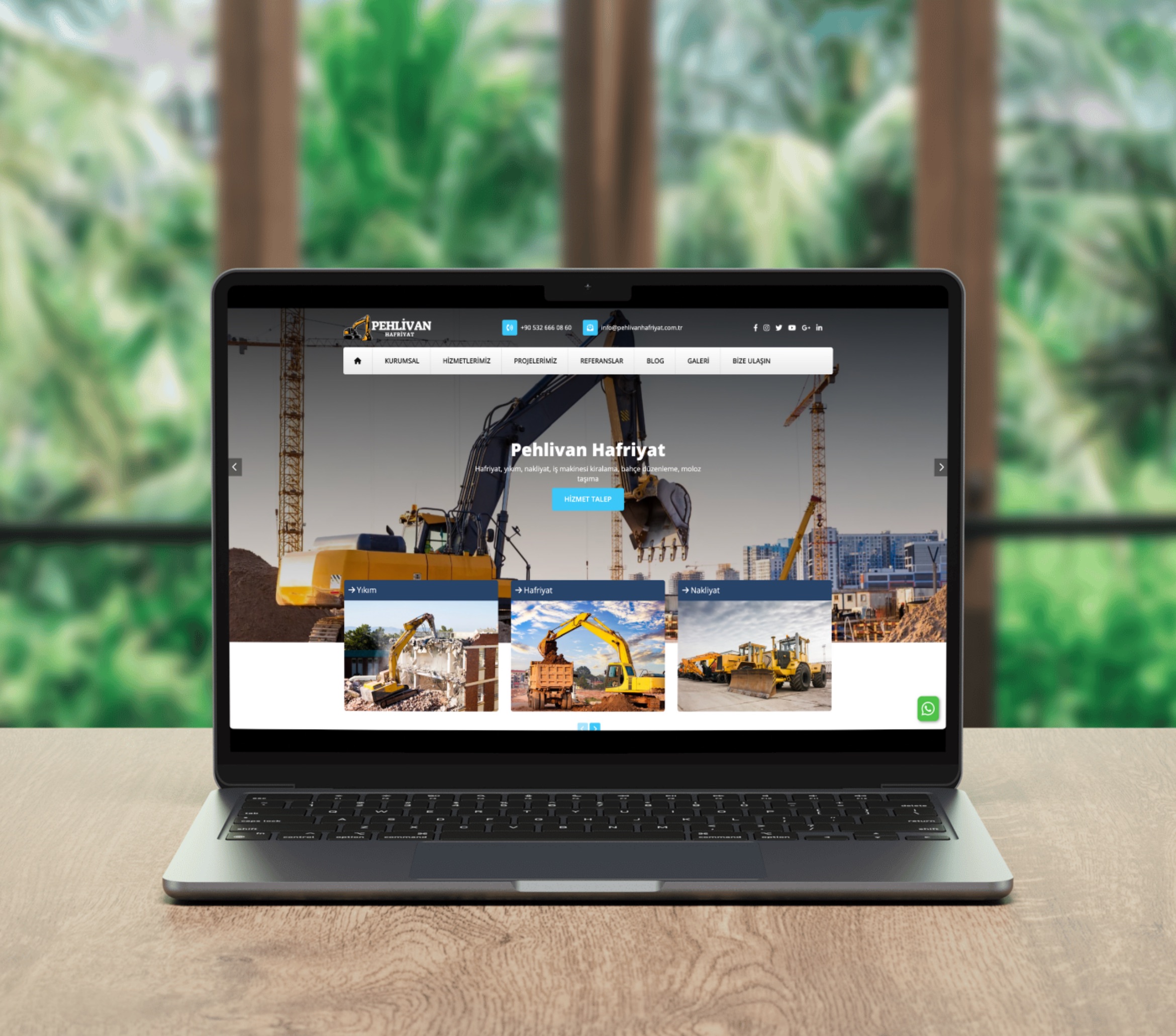 Hafriyat tarsus kurumsal firma web